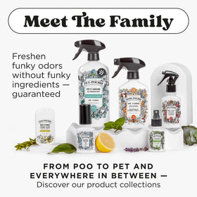 Poo-Pourri Original Citrus scent closeup focuses on lemon, bergamot, lemongrass notes.
