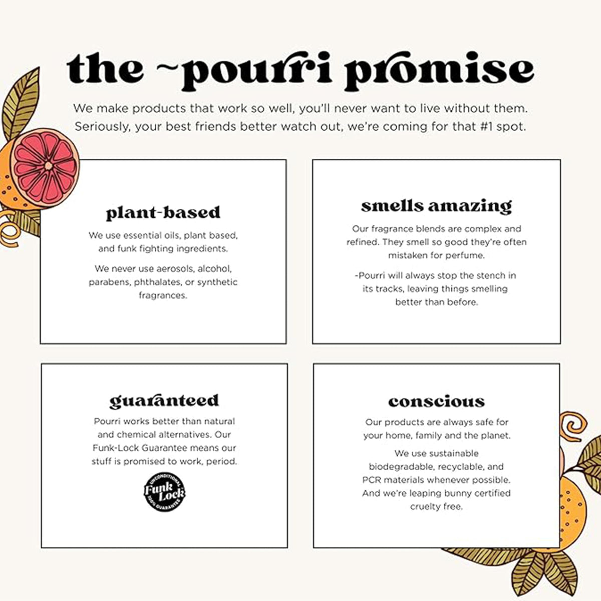 Poo-Pourri label highlights up to 800 uses from one 16oz bottle.