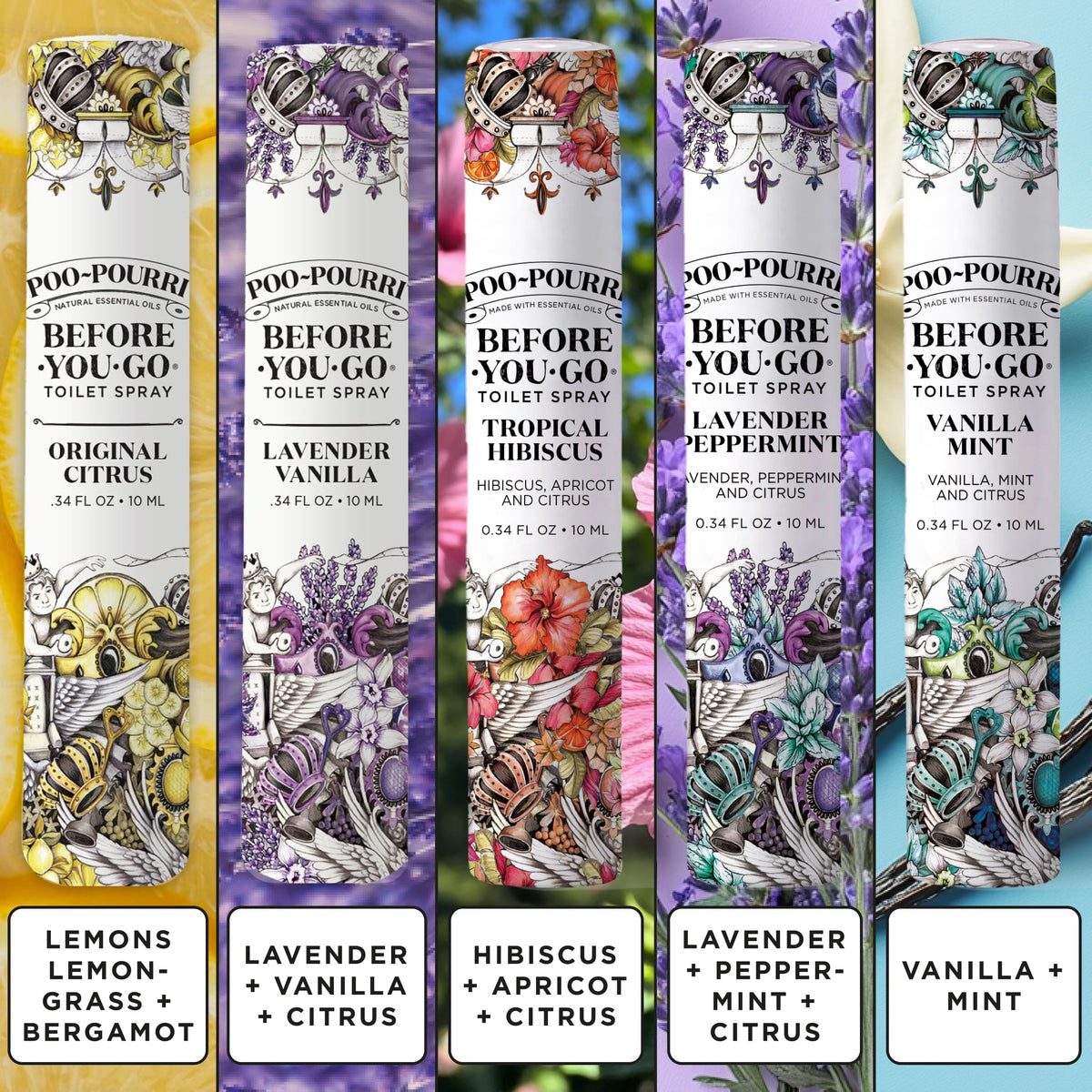 Poo-Pourri Tropical Hibiscus bottle brings tropical freshness on trips