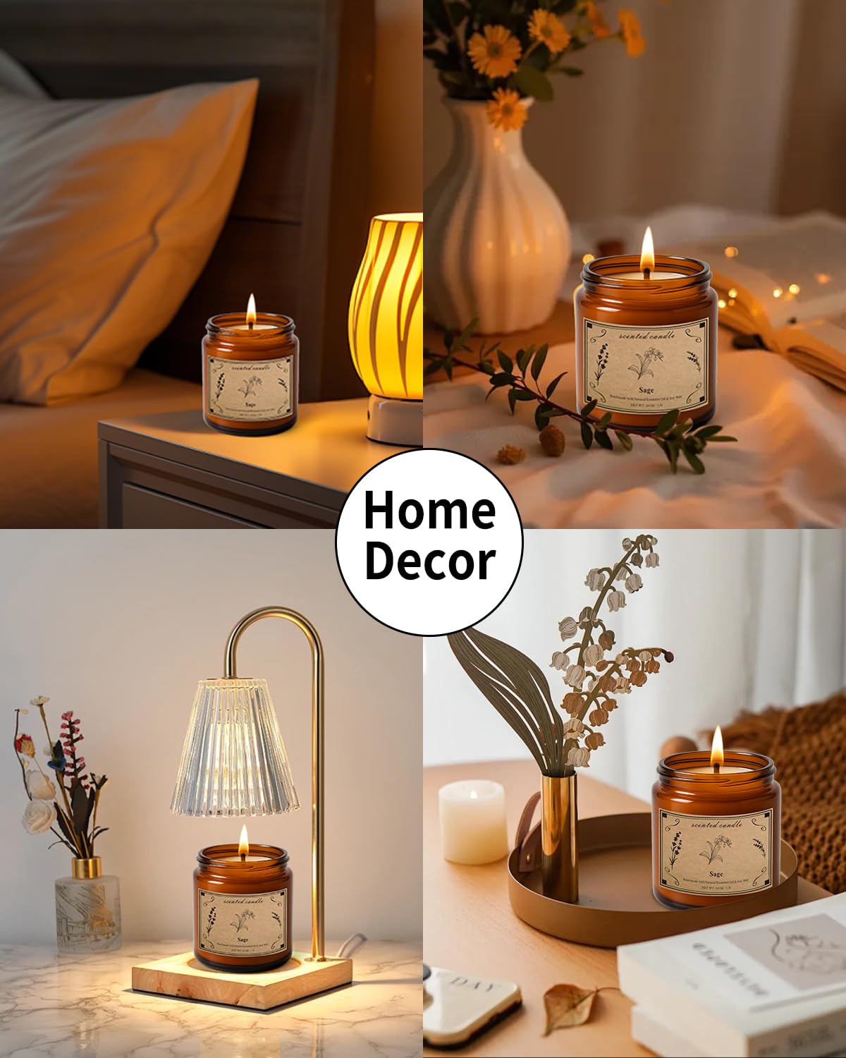 POOTES Sage Candle in gift box is ready for gifting occasions.