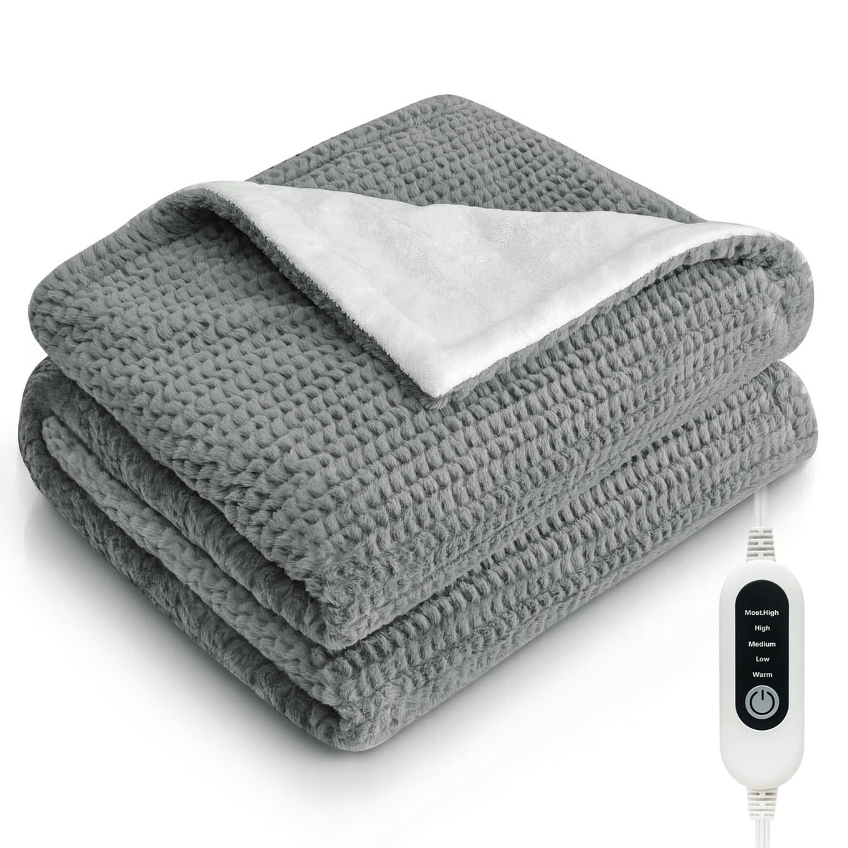 Poouthym heated blanket throw with ultra-soft plush offers cozy couch comfort and inviting warmth.
