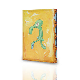 POP Creations SpongeBob Bold and Brash canvas art in front view brightens the living room
