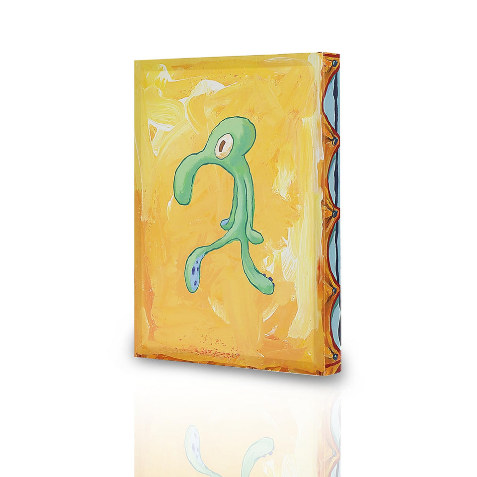 POP Creations SpongeBob Bold and Brash canvas art in front view brightens the living room