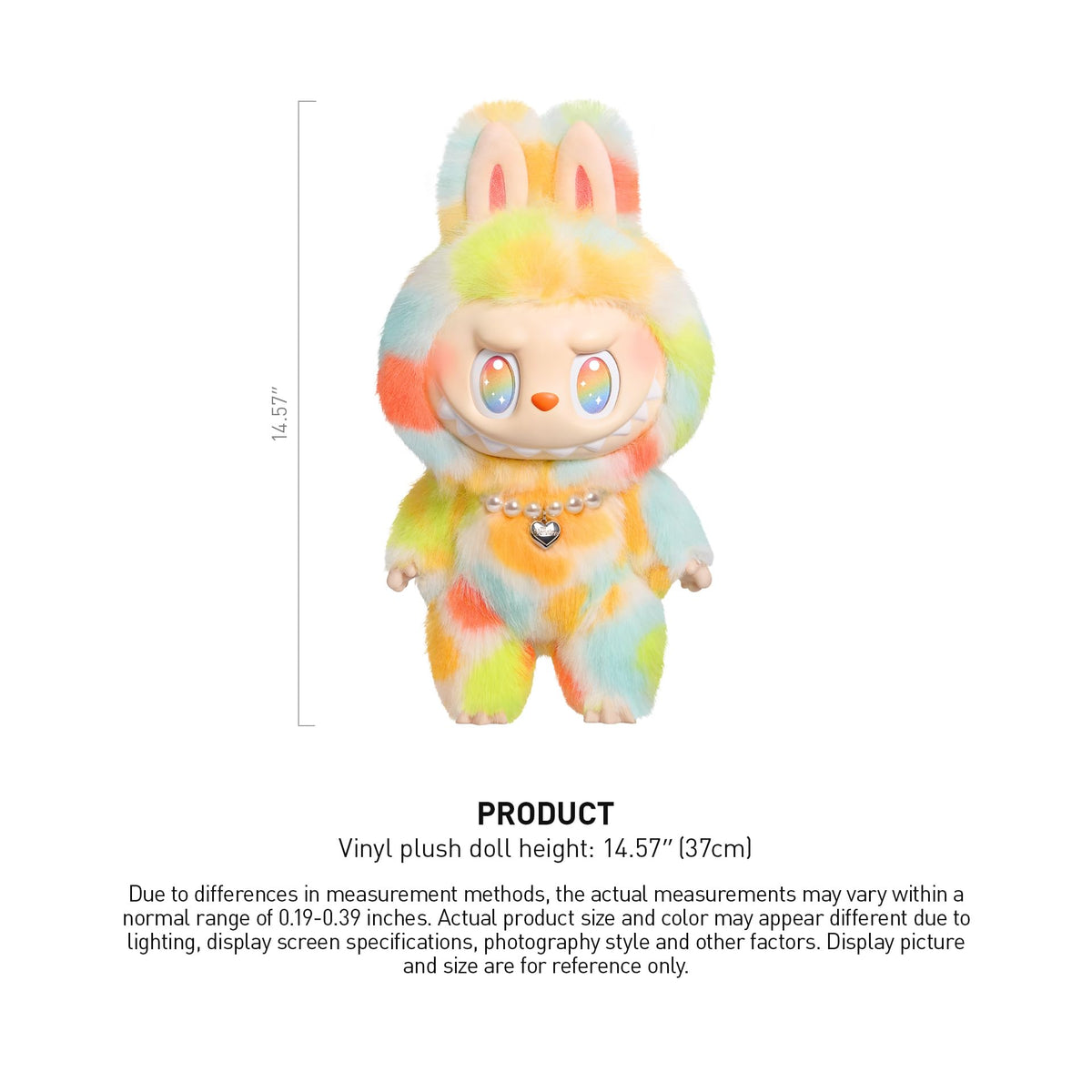 Collectible display setup for POP MART Monsters Rock the Universe plush doll