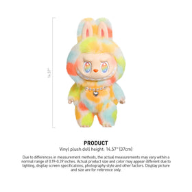 Collectible display setup for POP MART Monsters Rock the Universe plush doll