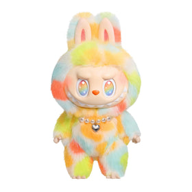POP MART Monsters Rock the Universe plush doll offers a striking 14.57-inch display on shelves