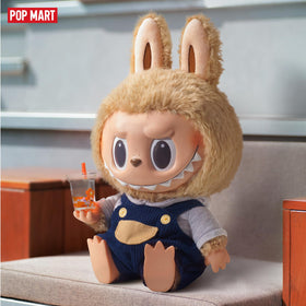 POP MART The Monsters Time to Chill collectible figure on a shelf.