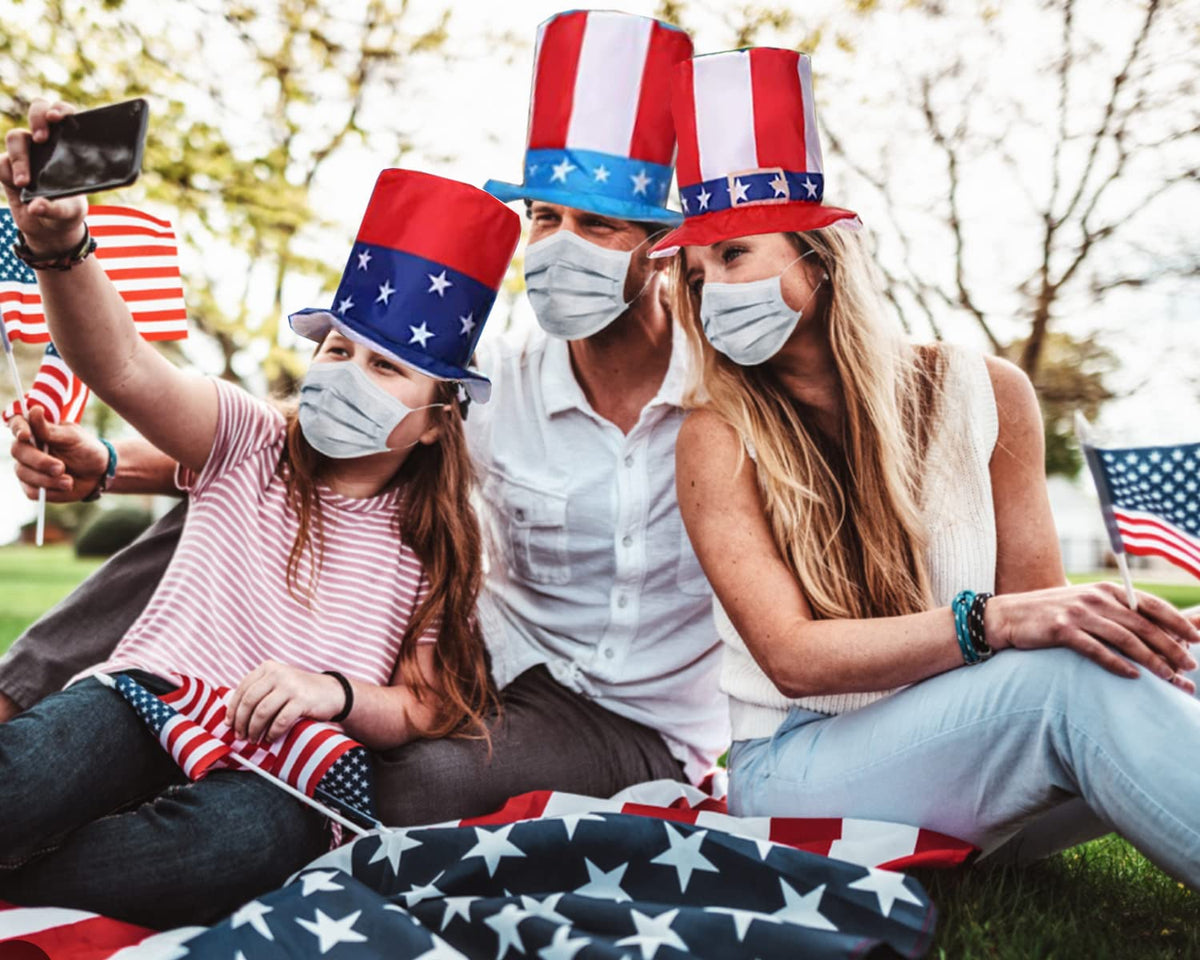 POPCIEL one-size-fits-most patriotic hat for adults and teens