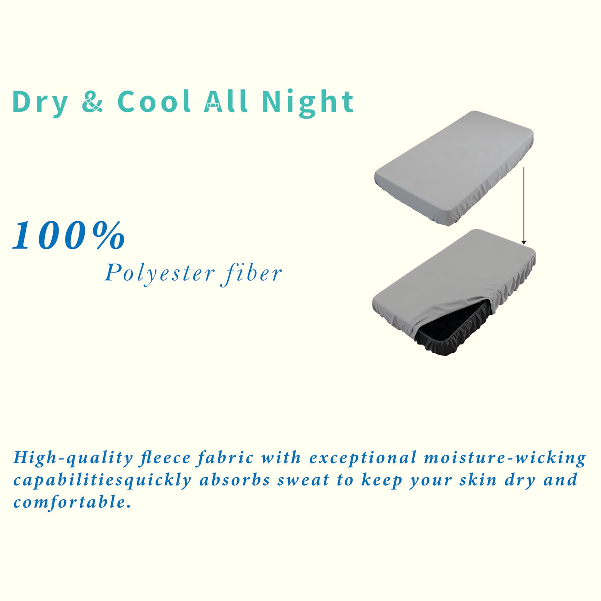 Popfavor fitted sheet with deep pockets and clips provides reliable nightly sleep support