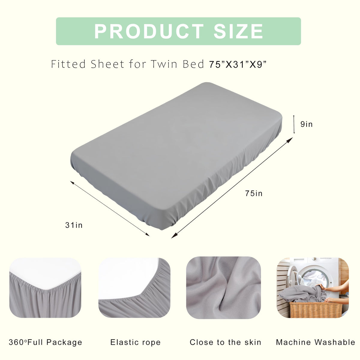 Popfavor camp bunk sheet demonstrates ample fabric and strap system for stability