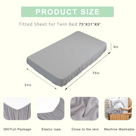 Popfavor camp bunk sheet demonstrates ample fabric and strap system for stability