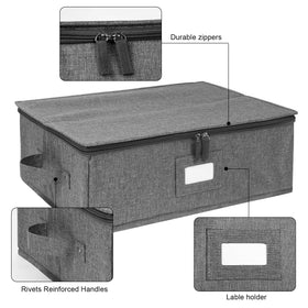 Popoly storage case with reinforced handles supports up to 30 lbs