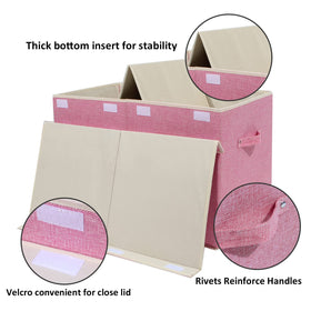 Popoly durable linen fabric and internal support withstands playful use