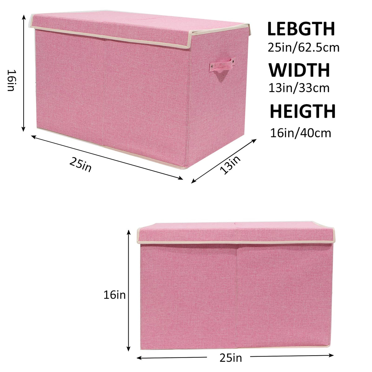 Popoly lid with hook-and-loop closures protects dust and keeps items tidy