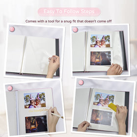 Popotop acid-free pages prevent oxidation and preserve images.
