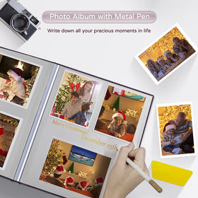 Popotop acid-free pages help protect photos from aging and discoloration.