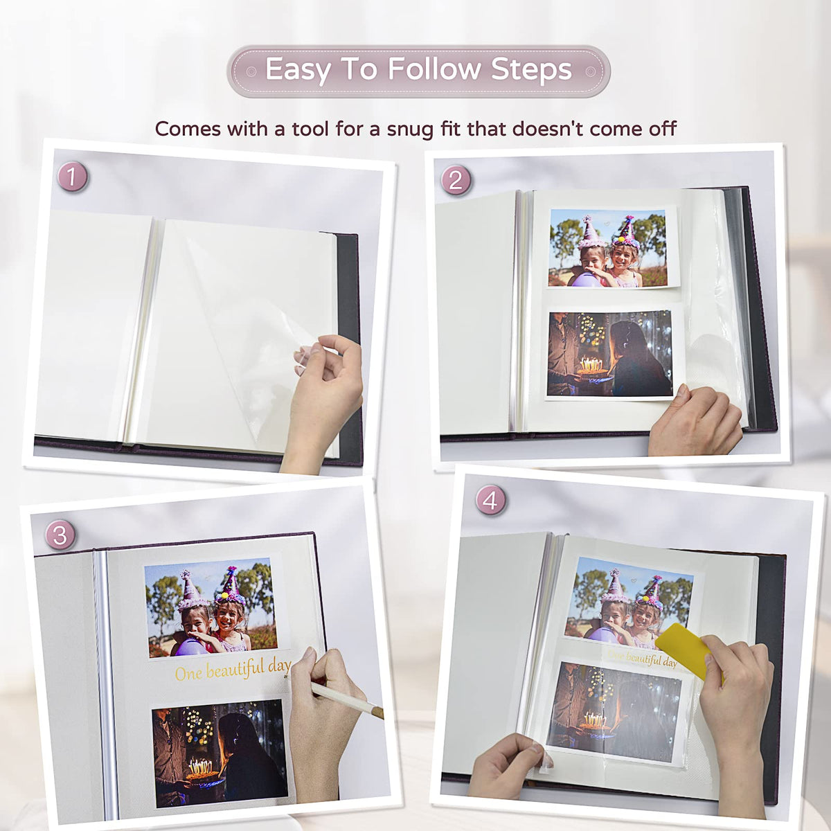 Popotop aluminum shaft binding keeps pages secure and durable.