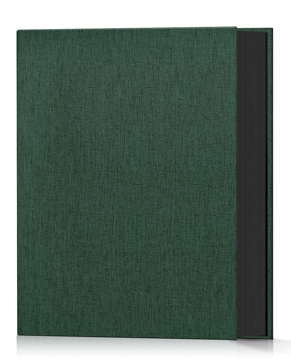 Popotop photo album with linen cover for an elegant keepsake.
