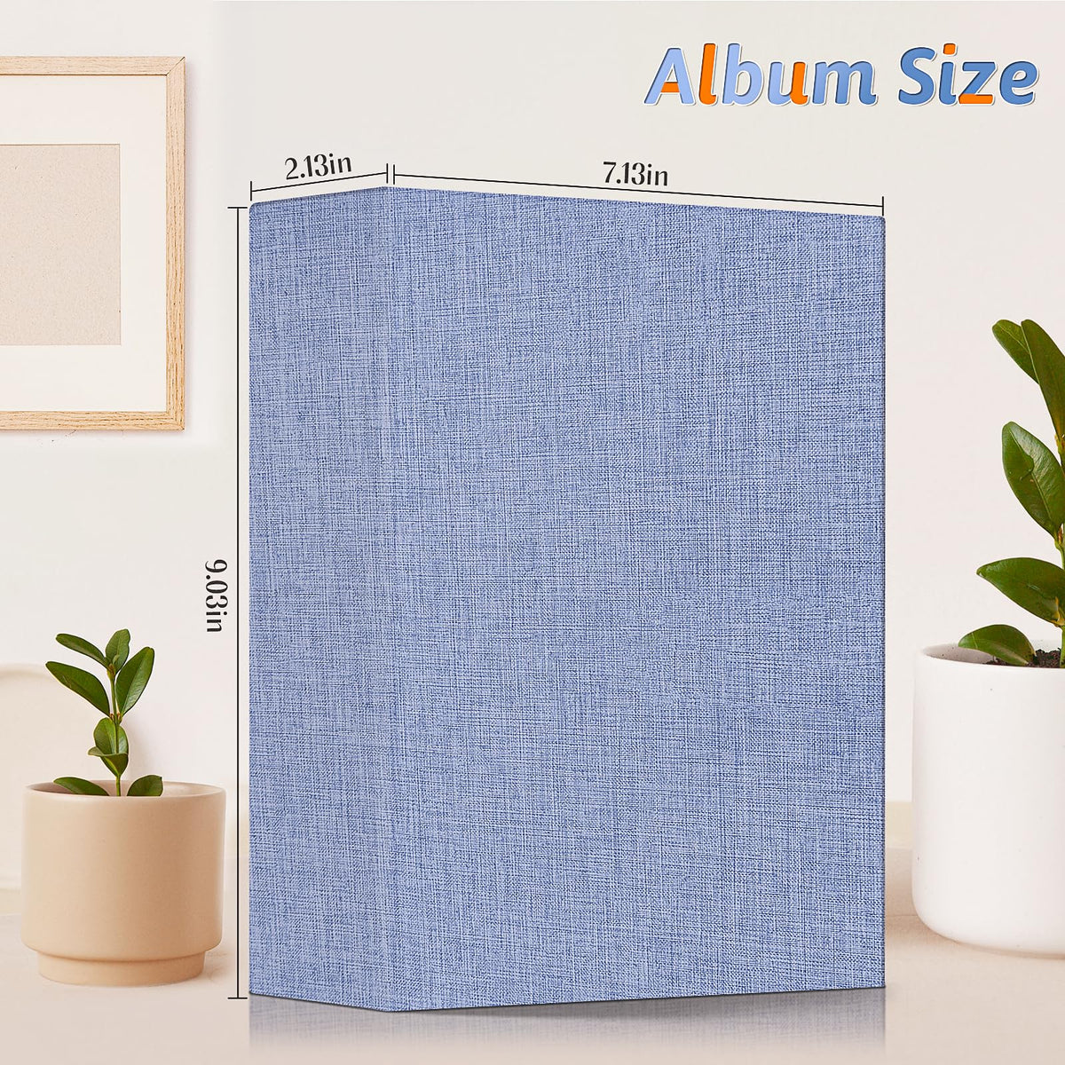 Popotop photo album 4x6 layout holds two photos per page for storytelling.