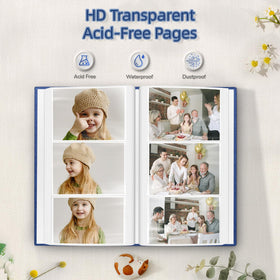 Popotop album pages are acid-free to protect colors and prints.