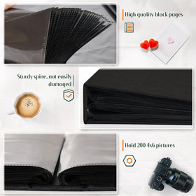Popotop PVC-free, acid-free pages protect photos for long-term keepsakes.