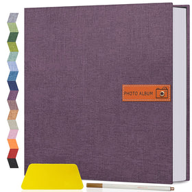 Popotop photo album cover with linen texture adds timeless style while protecting memories.
