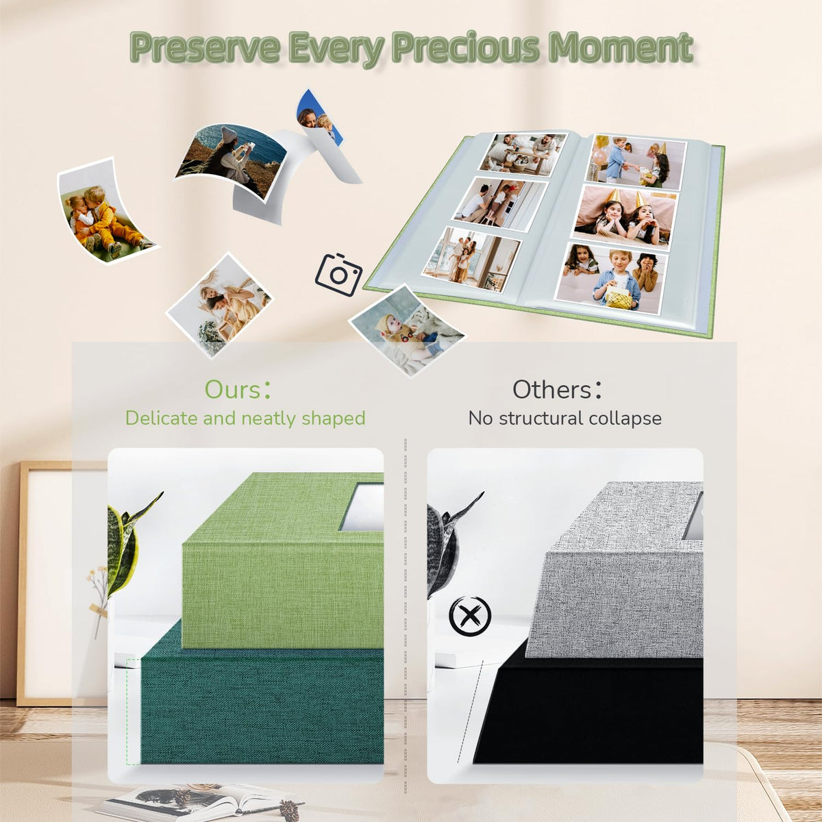 Popotop album ideal for family, wedding, and travel memories