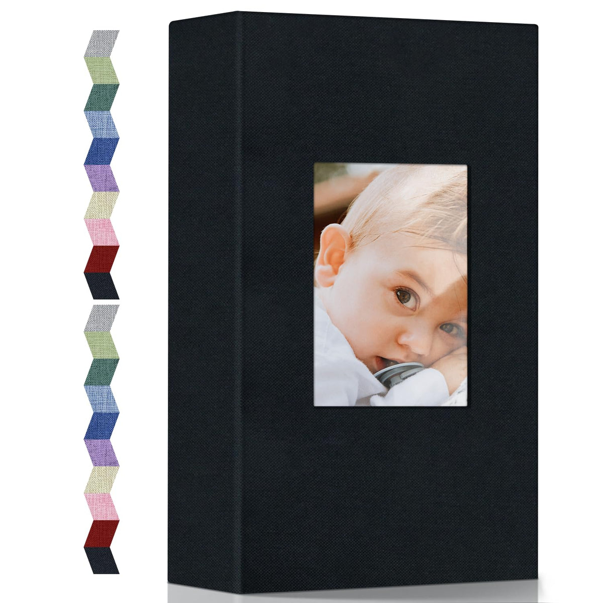 Popotop linen cover photo album, durable and elegant.