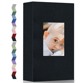 Popotop linen cover photo album, durable and elegant.