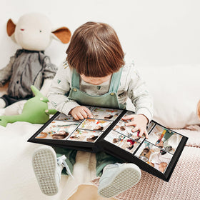 Popotop travel, baby, and family memories in a durable album.