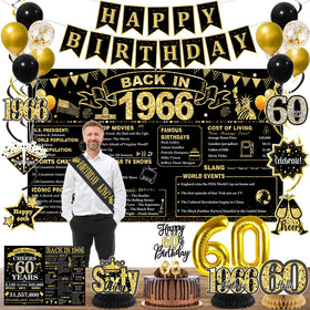 PopularLdo 60th banner in black and gold sets a polished milestone moment.