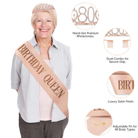PopularLdo 80-number balloons and foil balloon offer striking event accents.