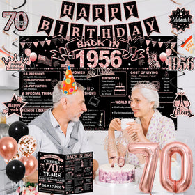 PopularLdo cake topper 70 years adds a charming centerpiece