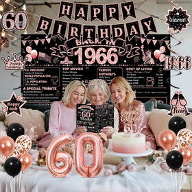 PopularLdo 60 foil balloons pop in photos with bold shine.