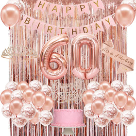 PopularLdo rose gold 60th crown—the festive prop for stunning photo moments.