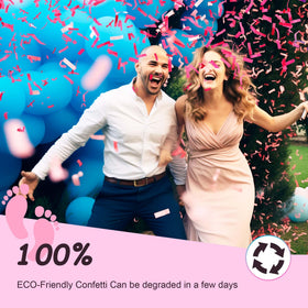 Popuparty pink party accessories complement baby girl celebrations.