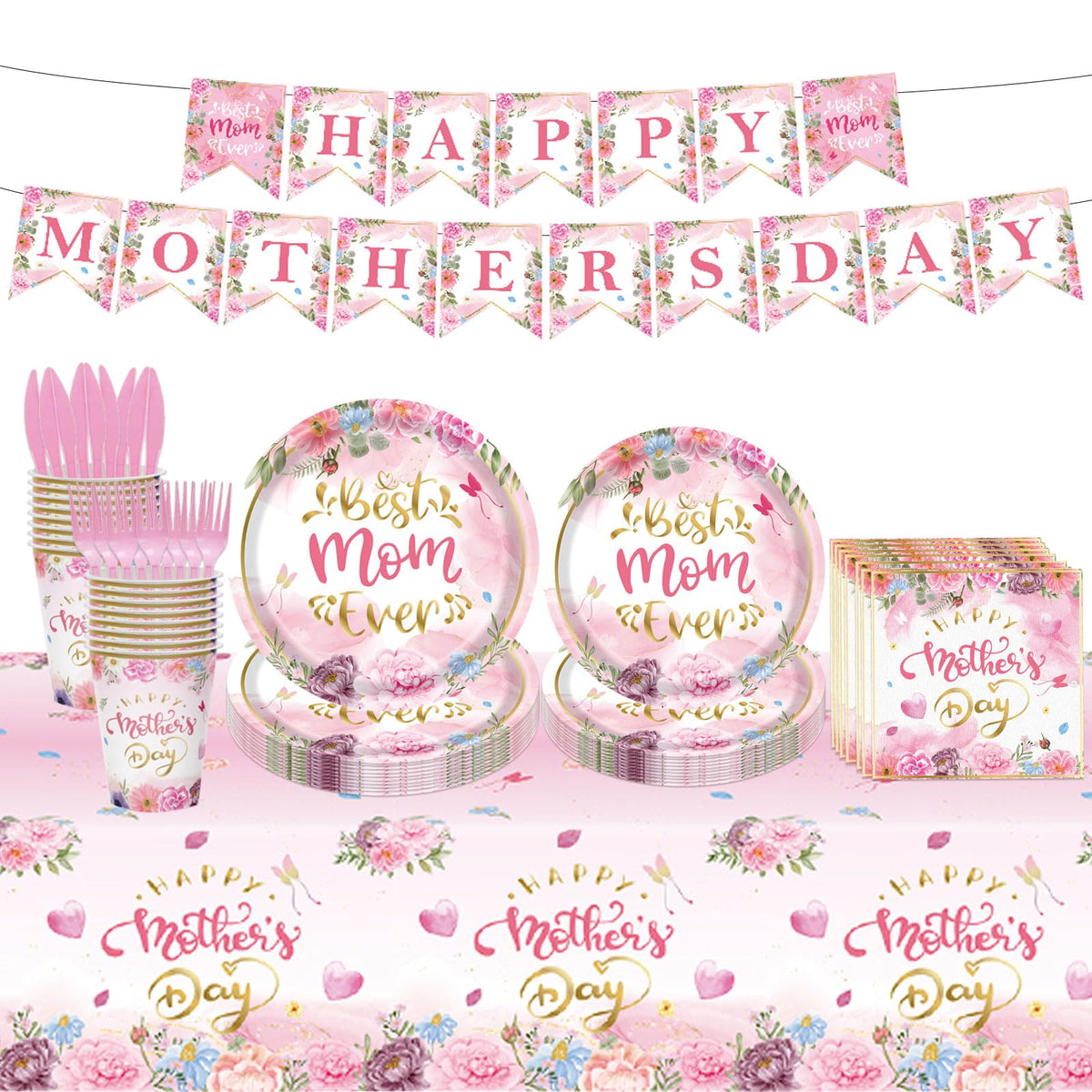 Poqirzan Happy Mother’s Day banner adds festive decor to celebrations