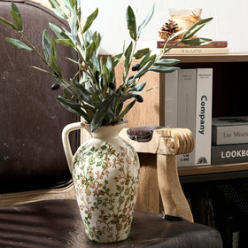 PORCER antique vase for living room decor and shelf styling.