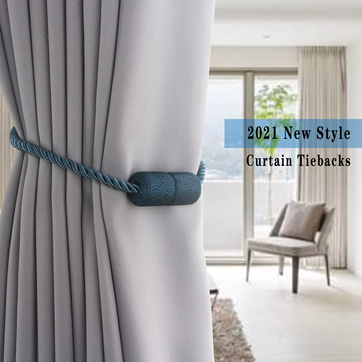 Porlau easy-install clip curtains for quick setup.