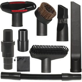 Portek vacuum attachments set for versatile cleaning on furniture and floors.