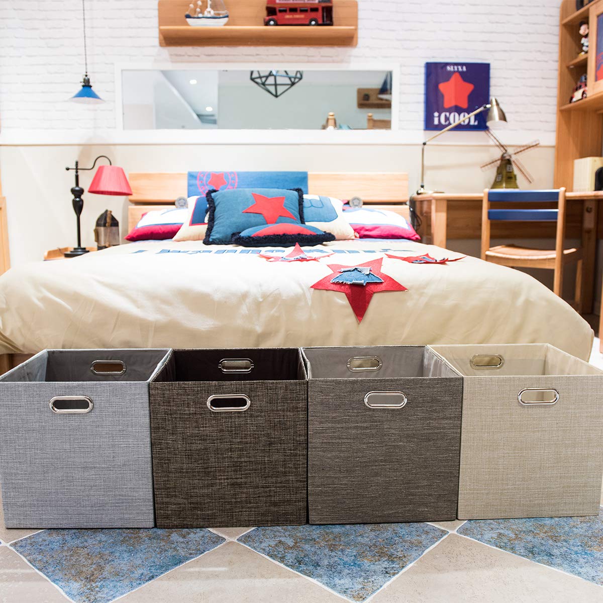 Posprica foldable design folds flat for compact storage when not in use.