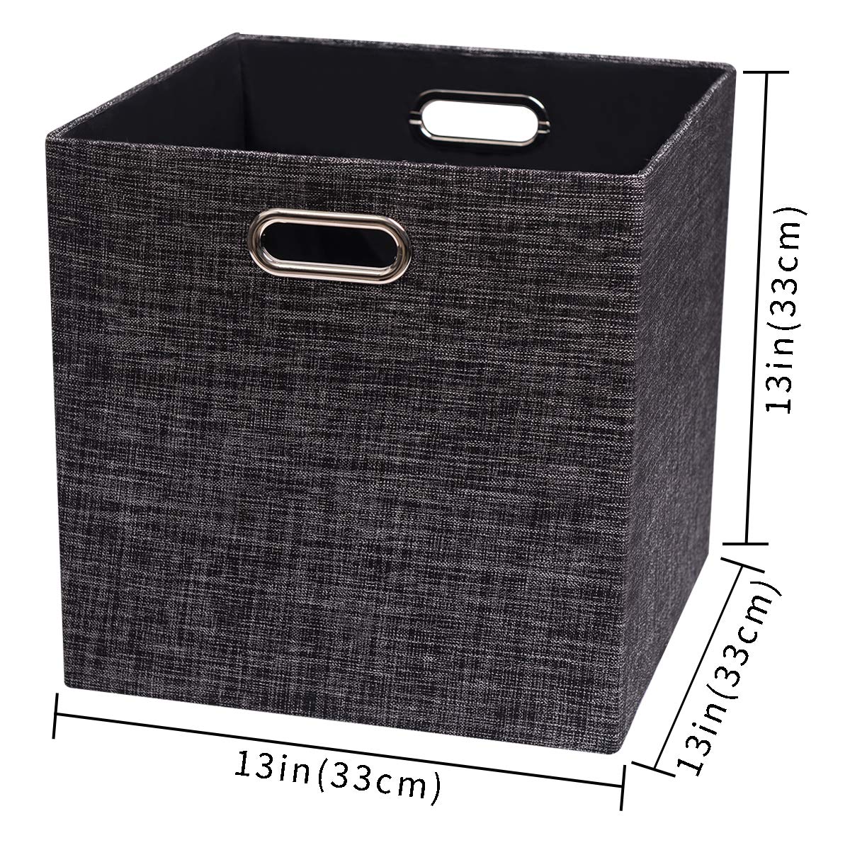 Posprica bins with inserted cardboard support stay upright even when filled.