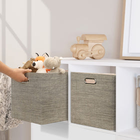 Posprica Kallax-compatible storage cube keeps toys and clothes tidy.