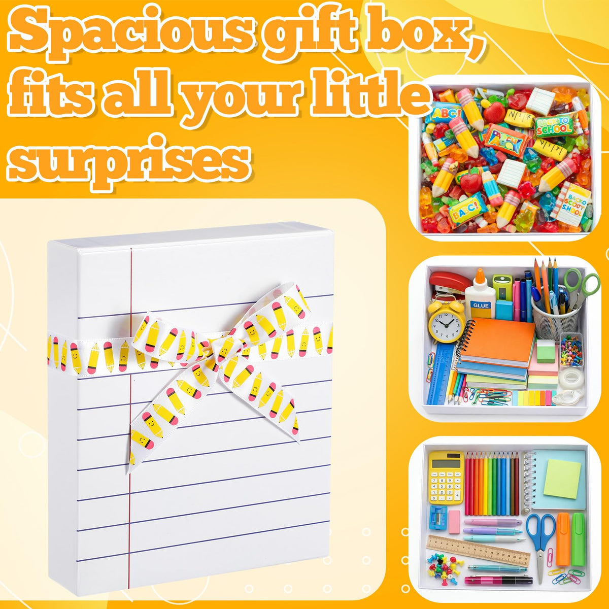 Potchen gift box featuring a classic notebook pattern
