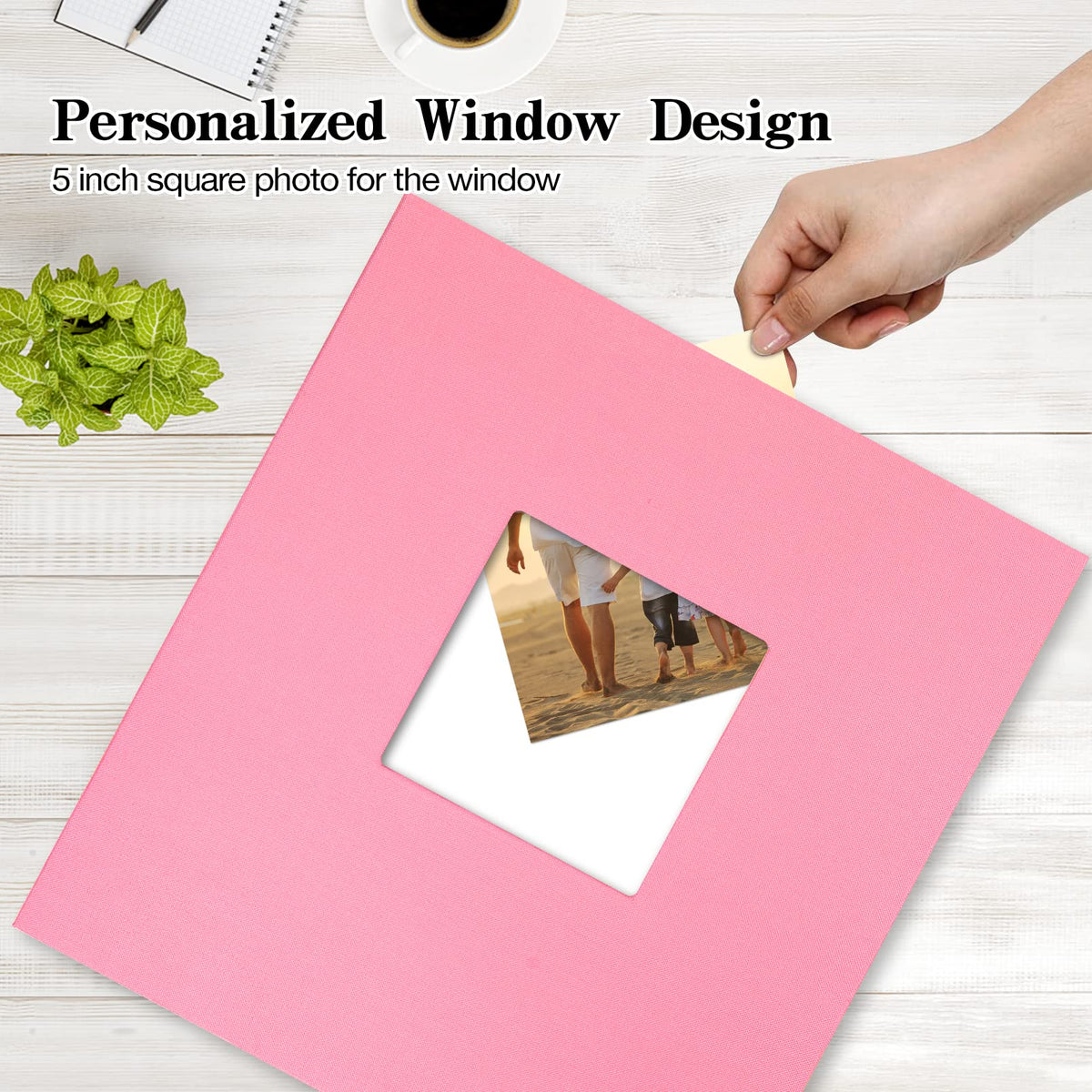 Potricher album features 60 sheets and 120 pages for a large photo collection.