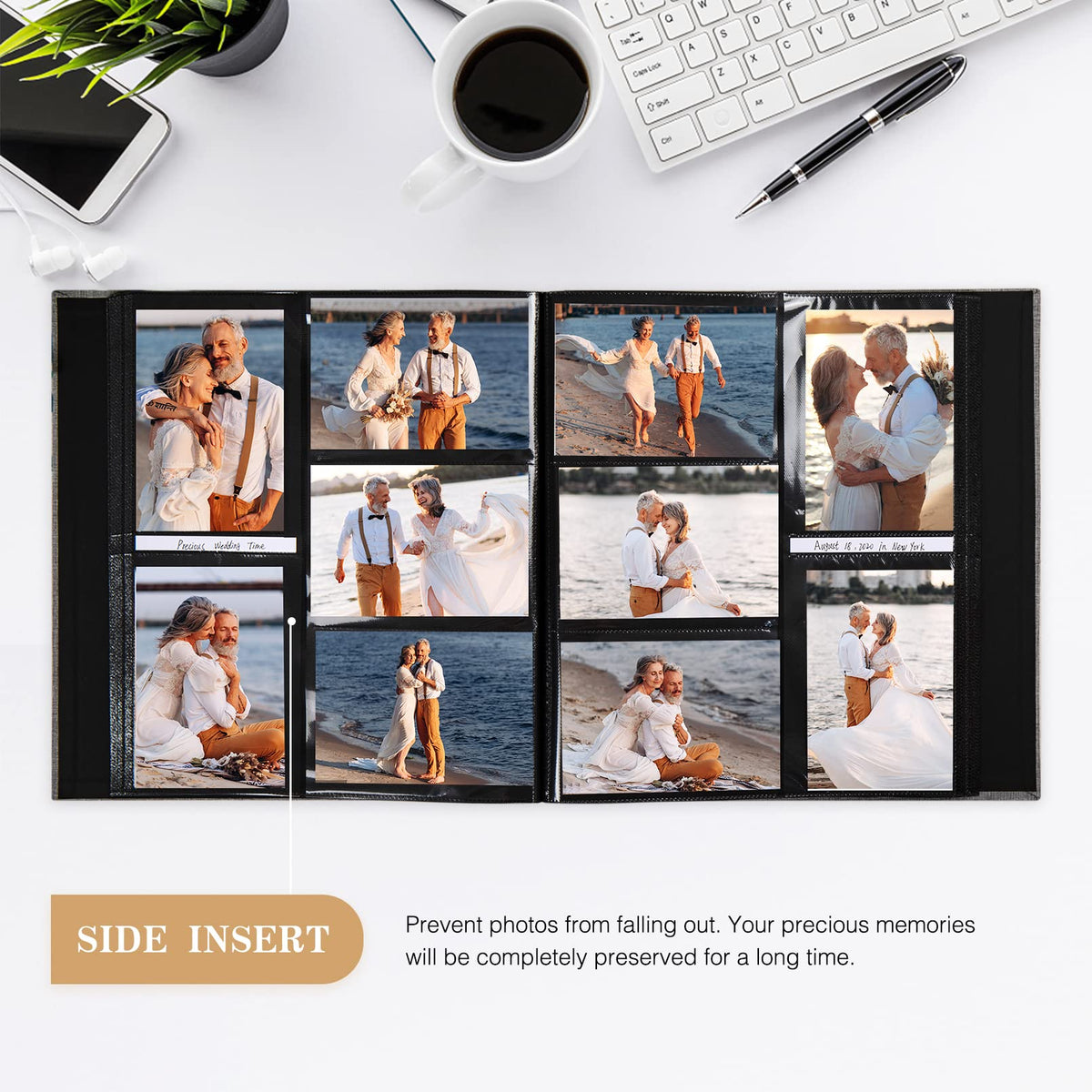 potricher cover window design lets you swap a 5x5 inch photo