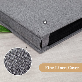Potricher durable linen binding ensures years of memory-keeping