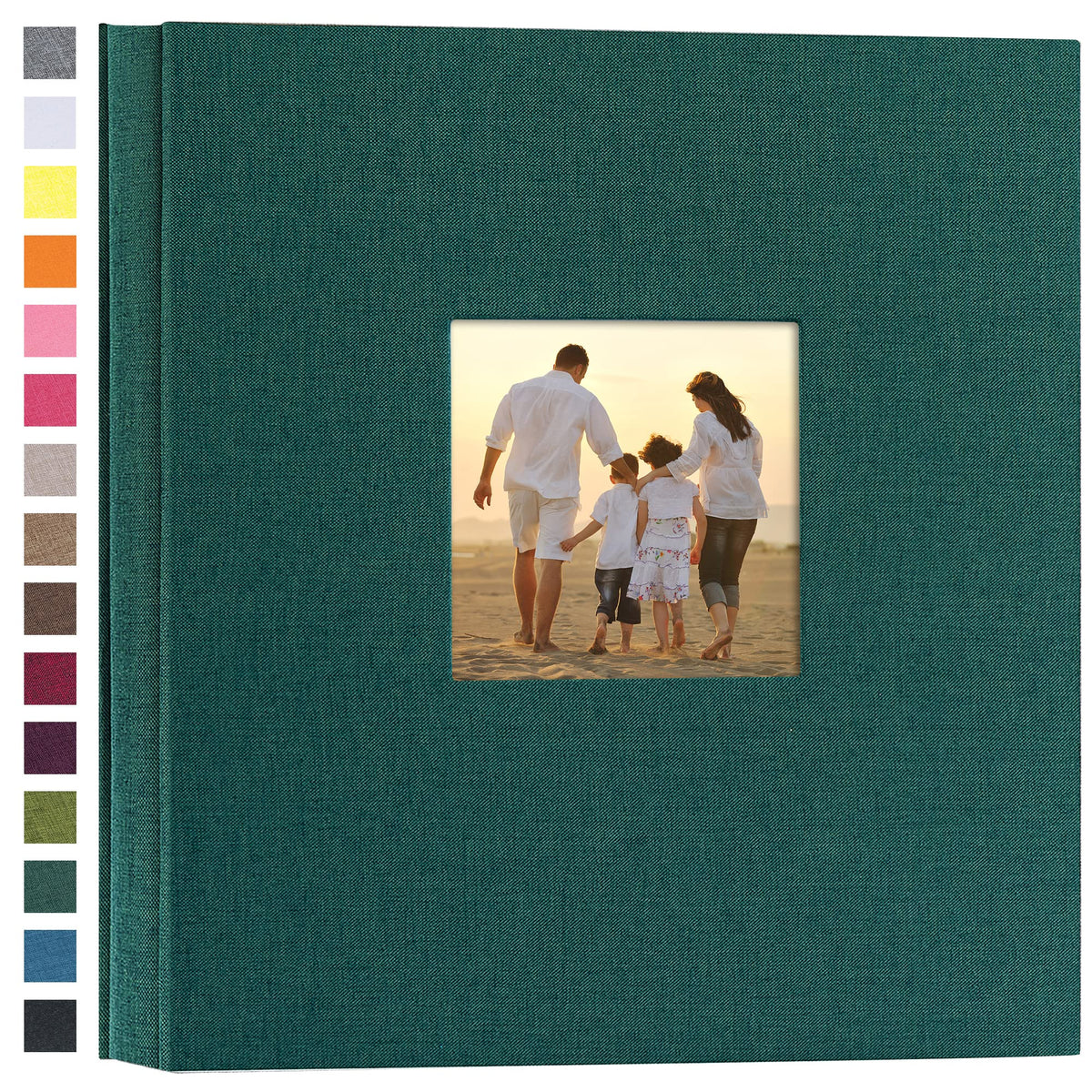 Potricher linen hardcover photo album cover showcases durable, stylish binding for lasting memories.