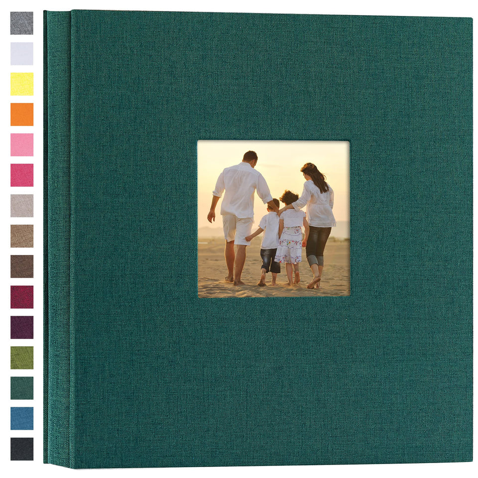 Potricher linen hardcover photo album cover showcases durable, stylish binding for lasting memories.