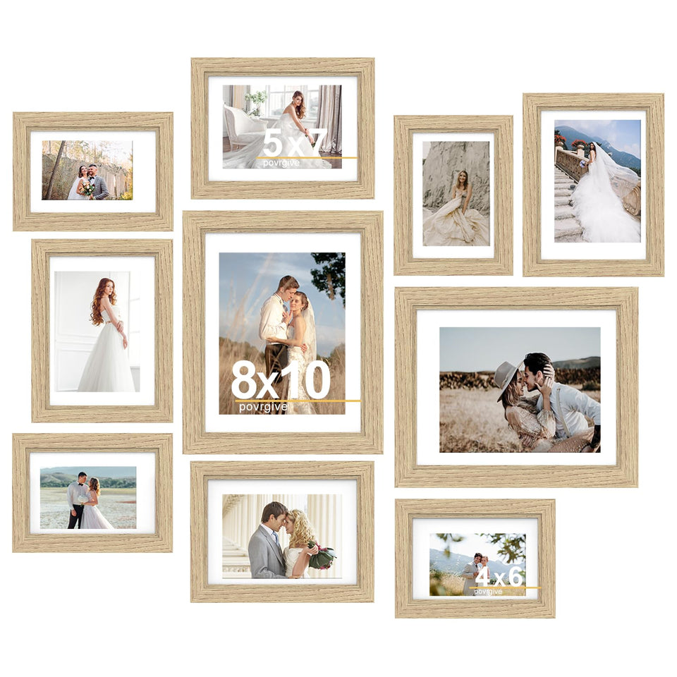 Povrgive wood frames 8x10 detail show durable construction for cherished memories